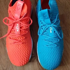 Nike Lebron's 15 custom Peach an Teal